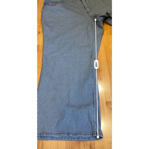 Universal Thread High Rise Wide Leg Jeans Blue Striped Women’s 30 NWT - Picture 9 of 9